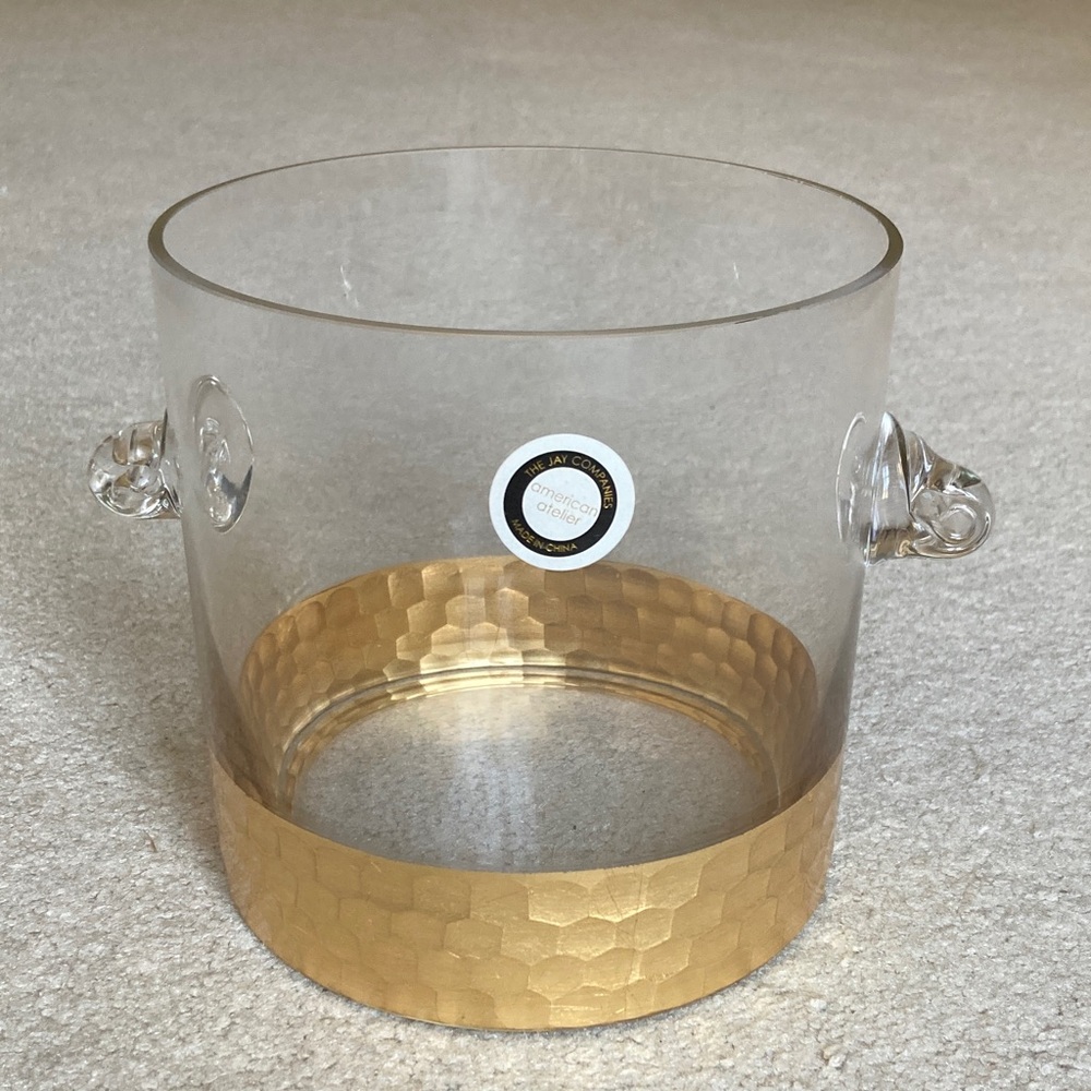 The Jay Companies American Atelier glass ice bucket